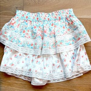Altar’d State Floral Lace Trim Skort